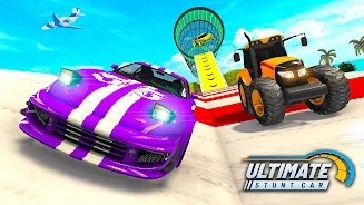 赛车坡道特技表演