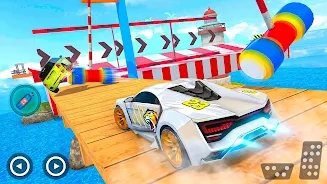赛车坡道特技表演