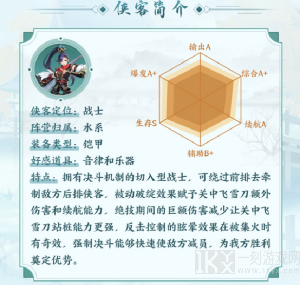 武林闲侠秦飞雪阵容怎么搭配 秦飞雪阵容攻略分享