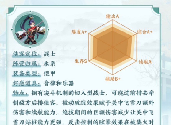 武林闲侠秦飞雪阵容怎么搭配 秦飞雪阵容攻略分享
