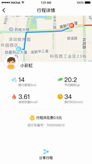 彩虹共享单车