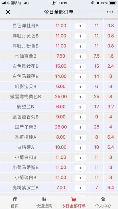 珍情花卉