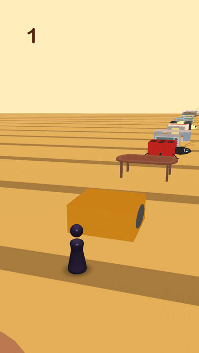 棋子向前跳