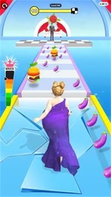 新娘装扮跑