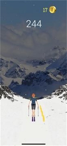 高山滑雪者