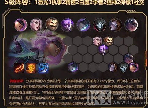 金铲铲之战希尔科阵容怎么搭配 金铲铲之战希尔科阵容推荐