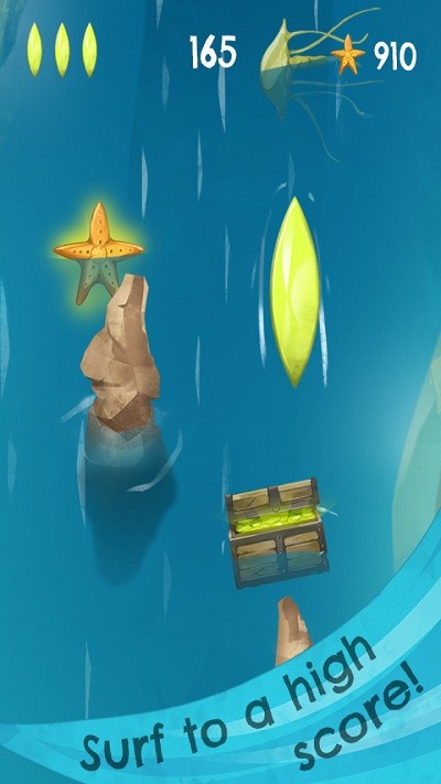 手指冲浪
