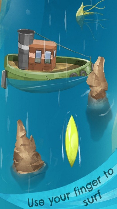 手指冲浪