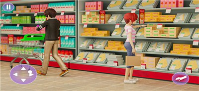 动漫女孩学校生活