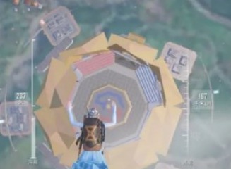 和平精英天空赛场八角笼具体位置 天空赛场八角笼位置进入攻略