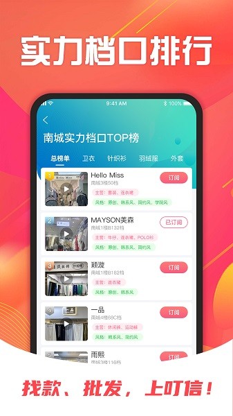 叮信服装批发