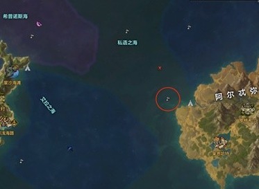 命运方舟私语小岛妮娜芙具体位置 私语小岛妮娜芙位置分享大全