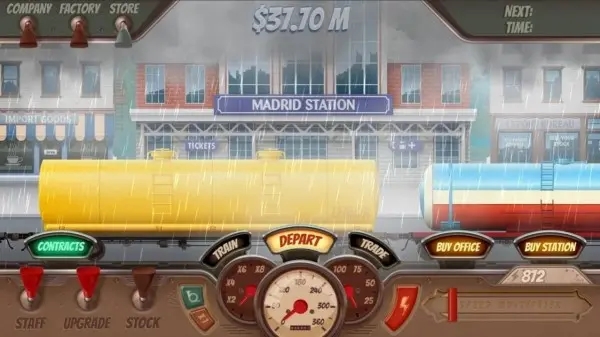 空闲货运火车