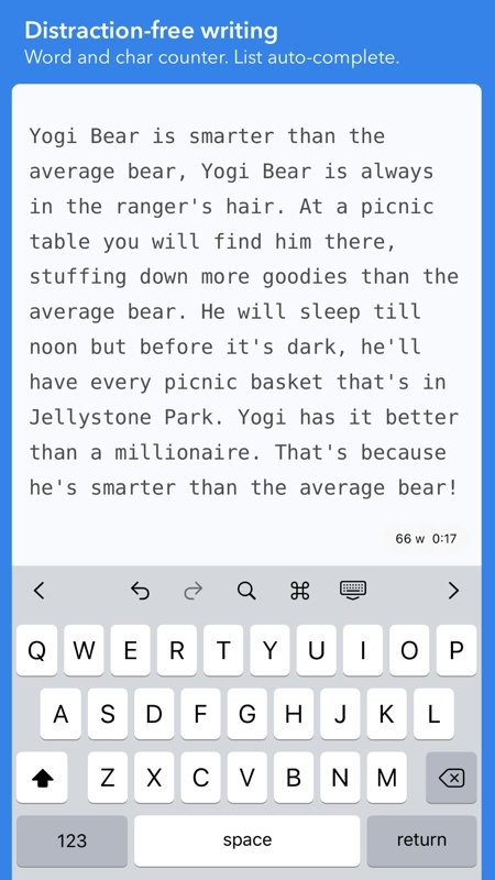 iwrite爱写作软件