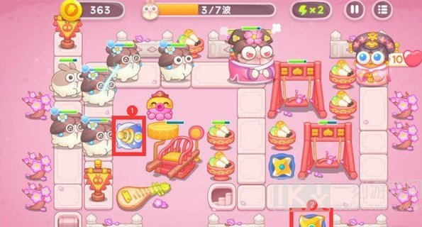 保卫萝卜4秋妃传1关攻略大全