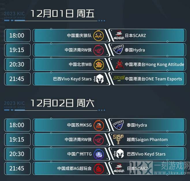 王者荣耀2023世冠KIC小组赛赛程是怎么安排 小组赛赛程时间安排一览
