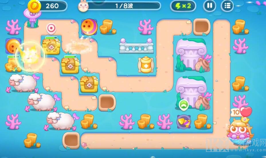 保卫萝卜4海的闺女59关攻略 海的闺女第59关图文通关流程[多图]图片2