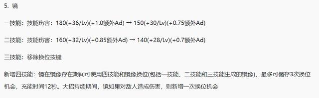 王者荣耀镜最新调整 2024东方镜技能调整介绍