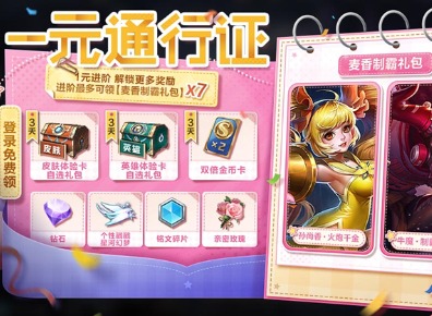 王者荣耀一元通行证活动介绍 一元通行证活动奖励一览