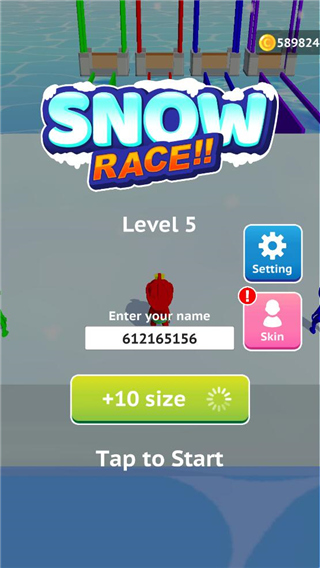 雪地赛跑