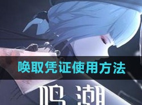 鸣潮唤取凭证怎么用 鸣潮唤取凭证使用方法