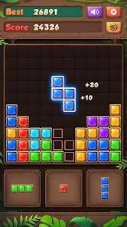 宝石方块拼图