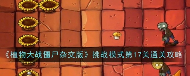 植物大战僵尸杂交版挑战模式第17关怎么通关 植物大战僵尸杂交版挑战模式第17关通关攻略大全