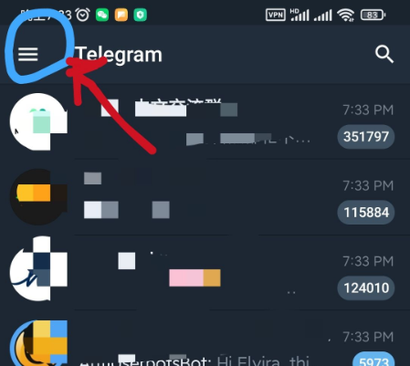 电报telegram聊天