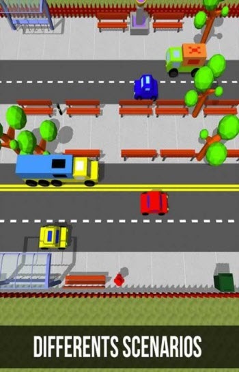 横穿马路