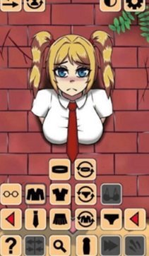 卡在墙里的女孩