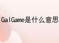 什么是Galgame？通俗解释、特点与分类